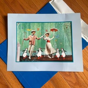 🍄2/$10 Mary Poppins Commemorative Lithograph